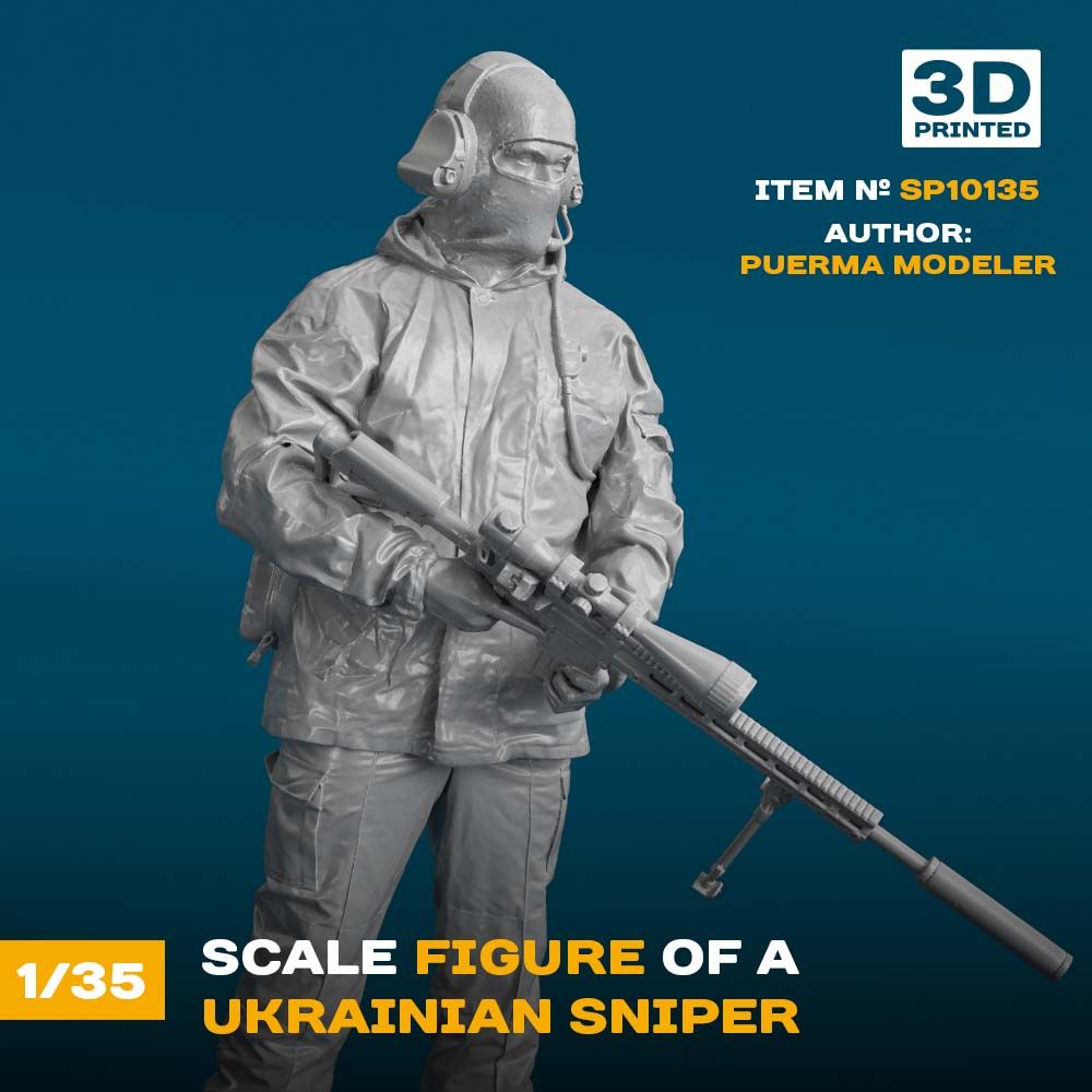1:35 Ukrainian Sniper (1pc)