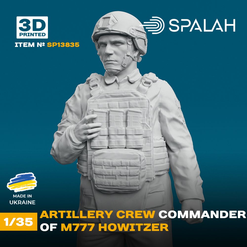 1:35 Artillery Crew Commander Of M777 Howitzer (1pc)