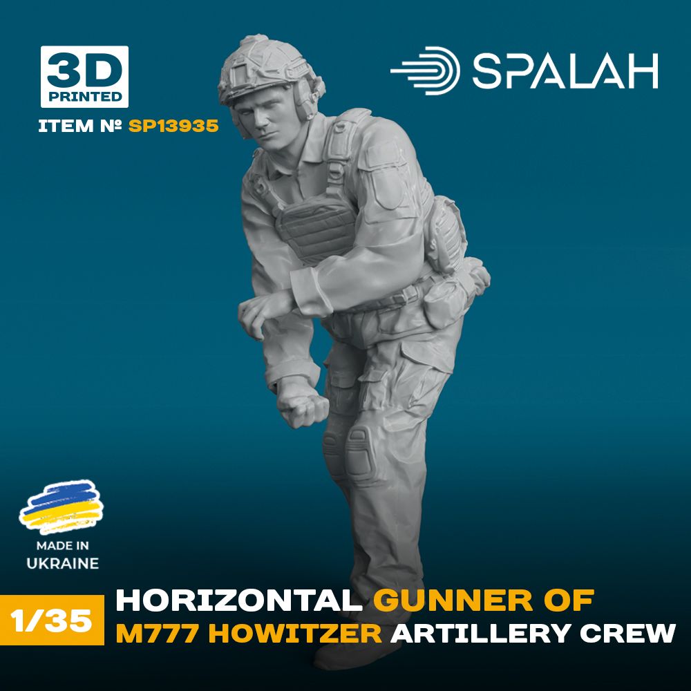 1:35 Horizontal Gunner Of M777 Howitzer (1pc)