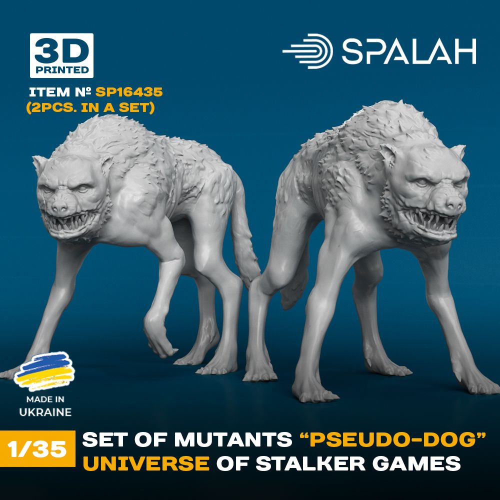 1:35 Set Of Mutants 'Pseudo-Dog' Universe Of STALKER Games (2pcs)