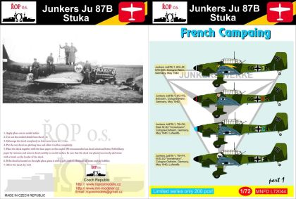 1:72 Junkers Ju 87B Stuka - French Campaign