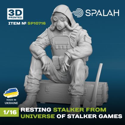 1:16 Resting Stalker From Universe Of 'Stalker' Games