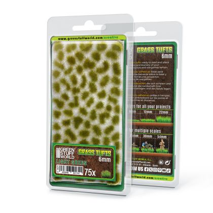Static Grass Tufts 6 mm - Light Green