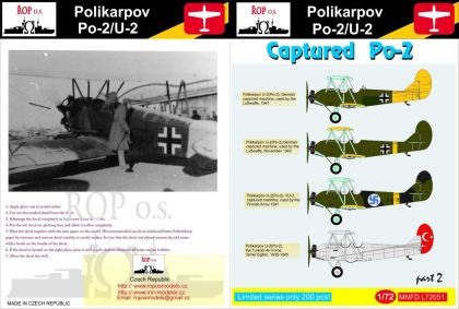 1:72 Polikarpov Po-2/U-2 - Captured PO-2