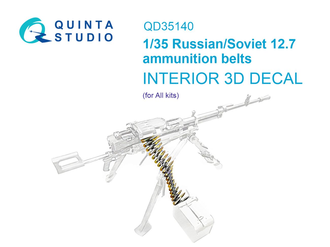 1:35 Soviet-Russian 12.7 ammunition belts (All kits)