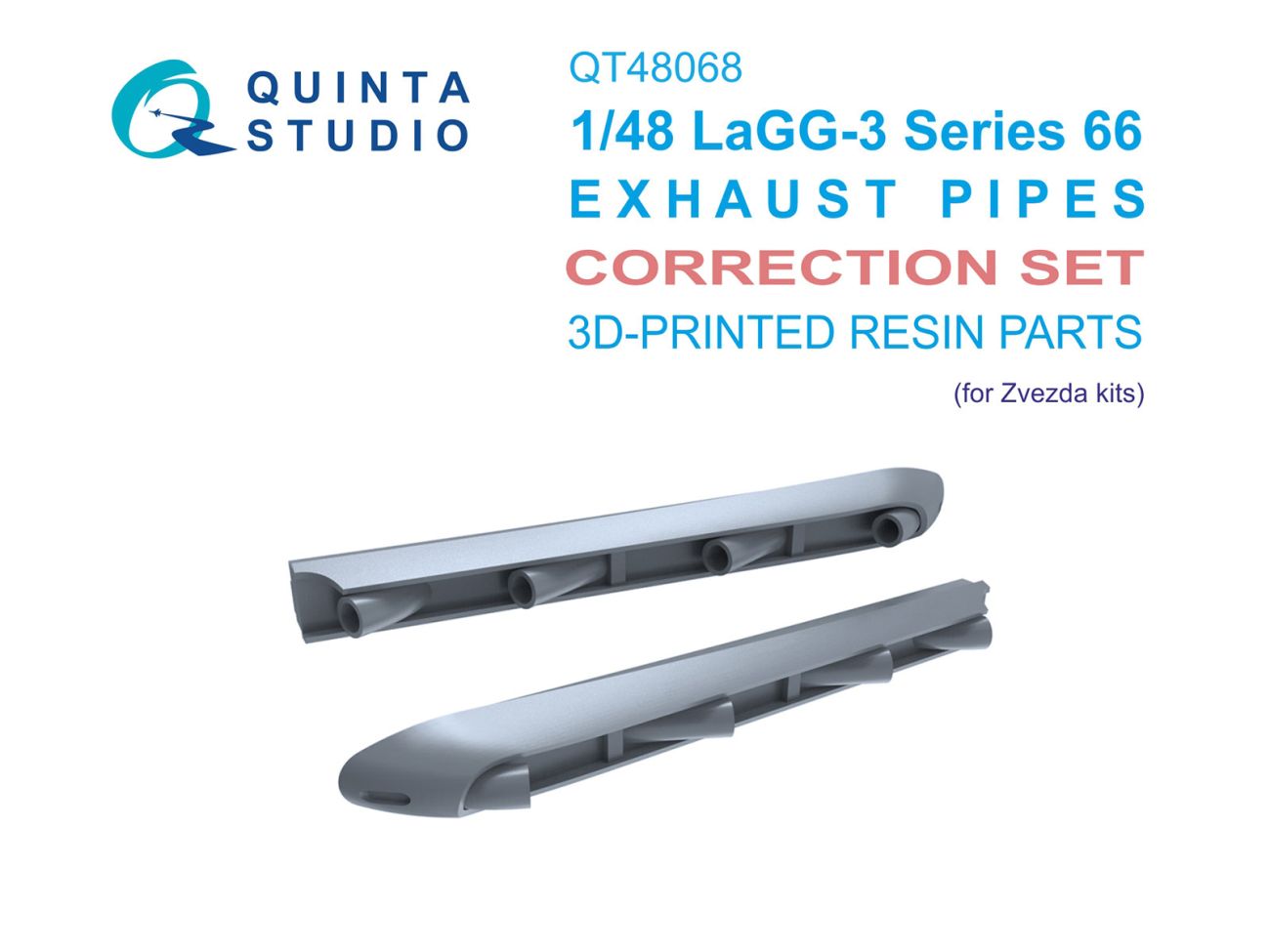 1:48 LaGG-3 series 66 Exhaust Pipes (Zvezda)