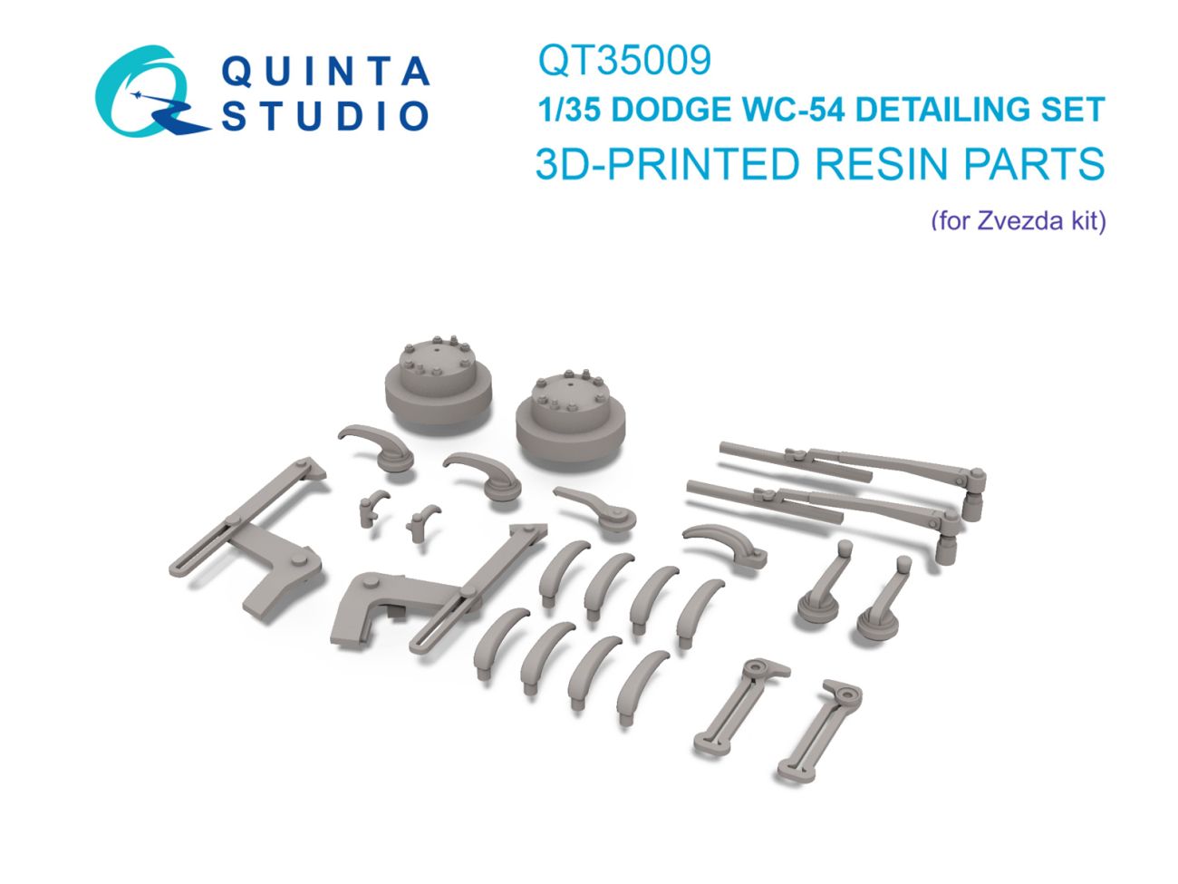 1:35 Dodge WC-54 detailing set (Zvezda)