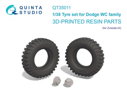 1:35 Dodge WC Family tyre set (Zvezda)