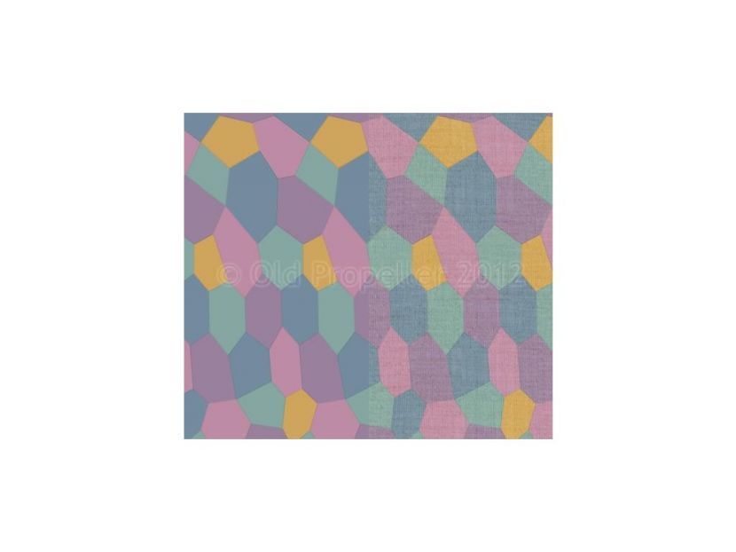 1:32 5 Color lower Lozenge (Faded with fabric texture and overprint efect)