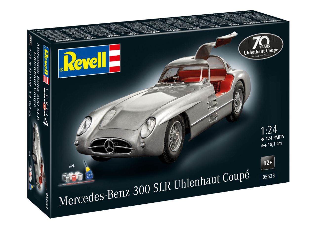 1:24 Mercedes Benz 300 SLR 70th Anniversary Gift Set