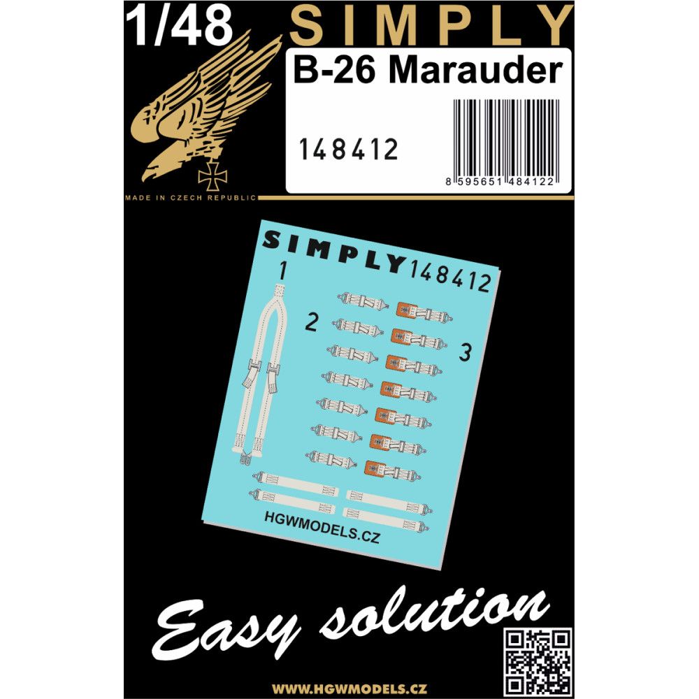 1:48 B-26 Marauder - Seatbelts