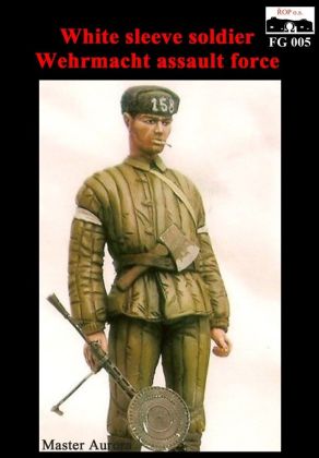 120mm White sleeve soldier Wehrmacht assault force