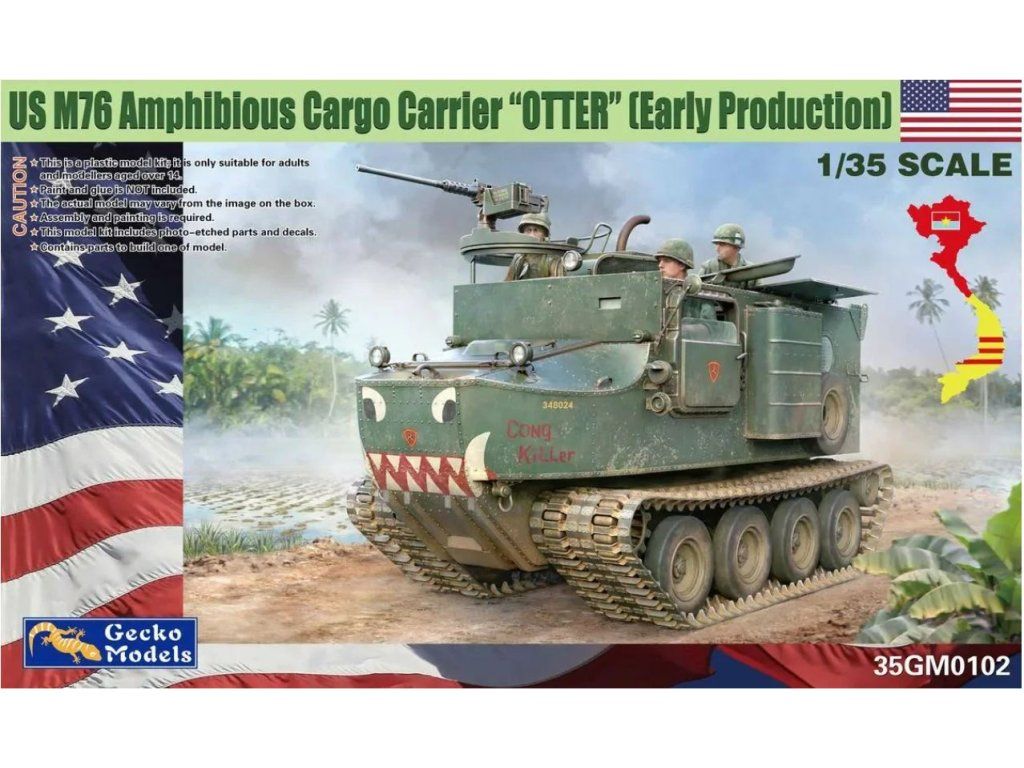 1:35 US M76 Amphibious Cargo Carrier Otter (Early Production)