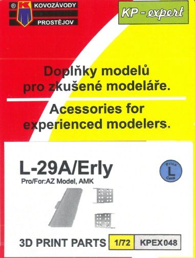 1:72 L-29A/Early series – 3D parts