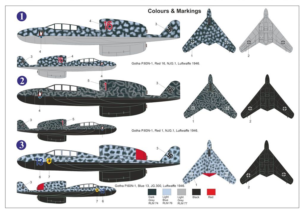 1:72 Gotha P.60N-1 „Nachtjäger“ Luftwaffe 46