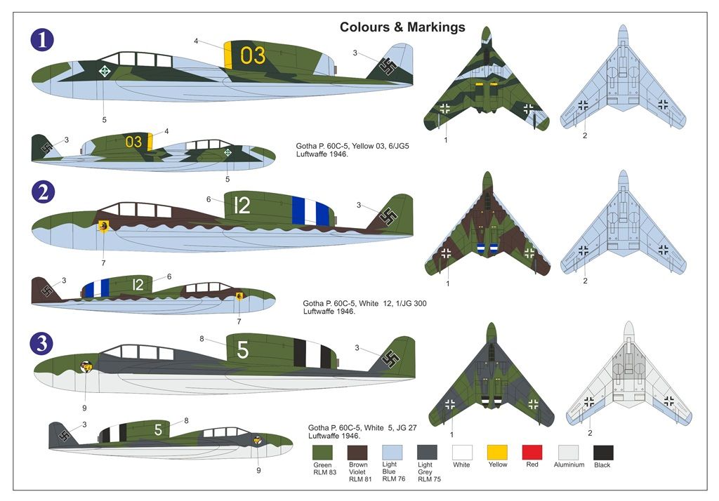1:72 Gotha P.60N-1 Luftwaffe 46
