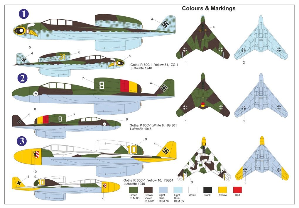 1:72 Gotha P.60C-1 Luftwaffe 46