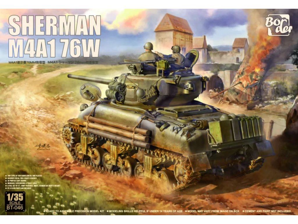 1:35 Sherman M4A1 76W