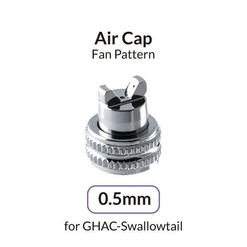 Airbrush Fan Pattern Air Cap 0,5mm for GHAC-Swallowtail