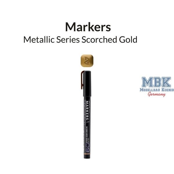 Metallic Series Marker Scorched Gold