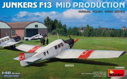 1:48 Junkers F13. Mid Prod. German, Polish, Swiss Service