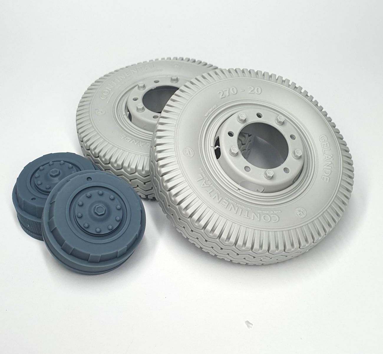 1:16 Sd.Kfz 234 road wheels (2pcs) type 1 (weighted)