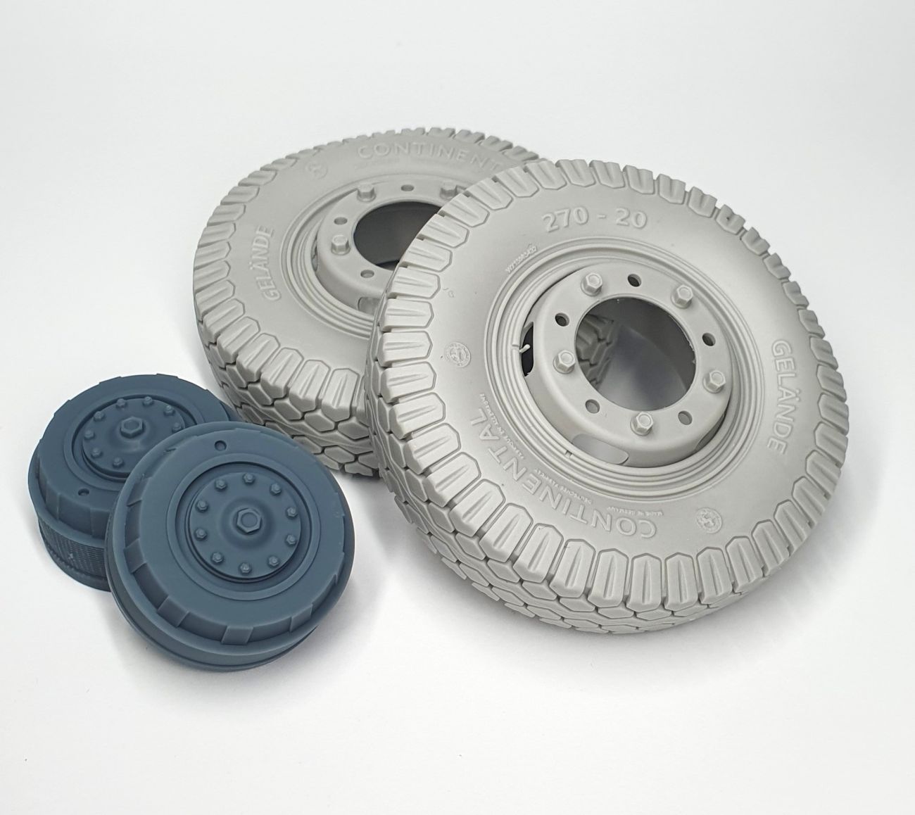 1:16 Sd.Kfz 234 road wheels (2pcs) type 2 (weighted)