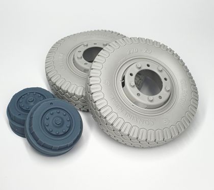 1:16 Sd.Kfz 234 road wheels (2pcs) type 2 (weighted)
