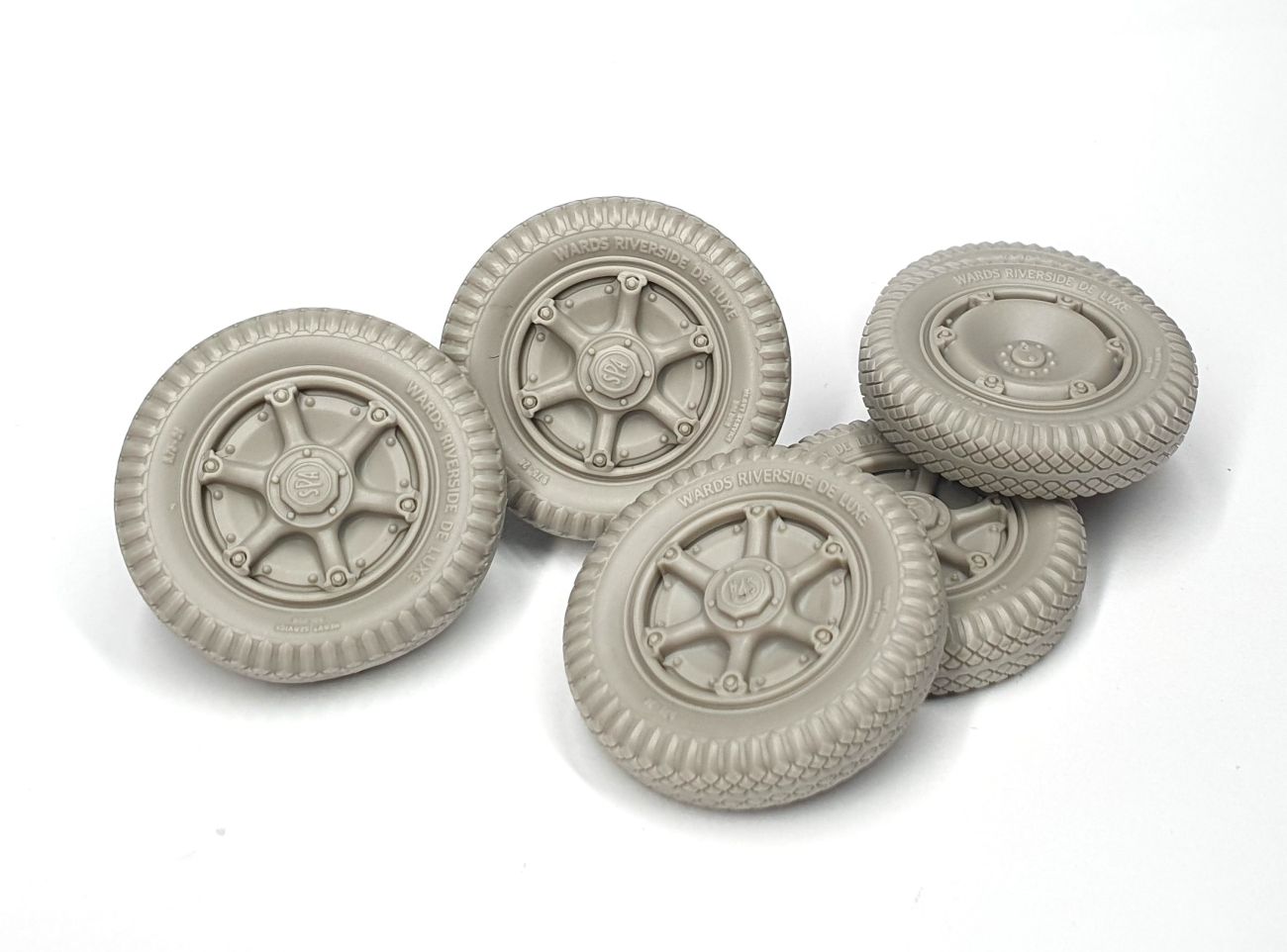 1:35 Autoblinda road wheels (weighted) AB 41-43 type 3