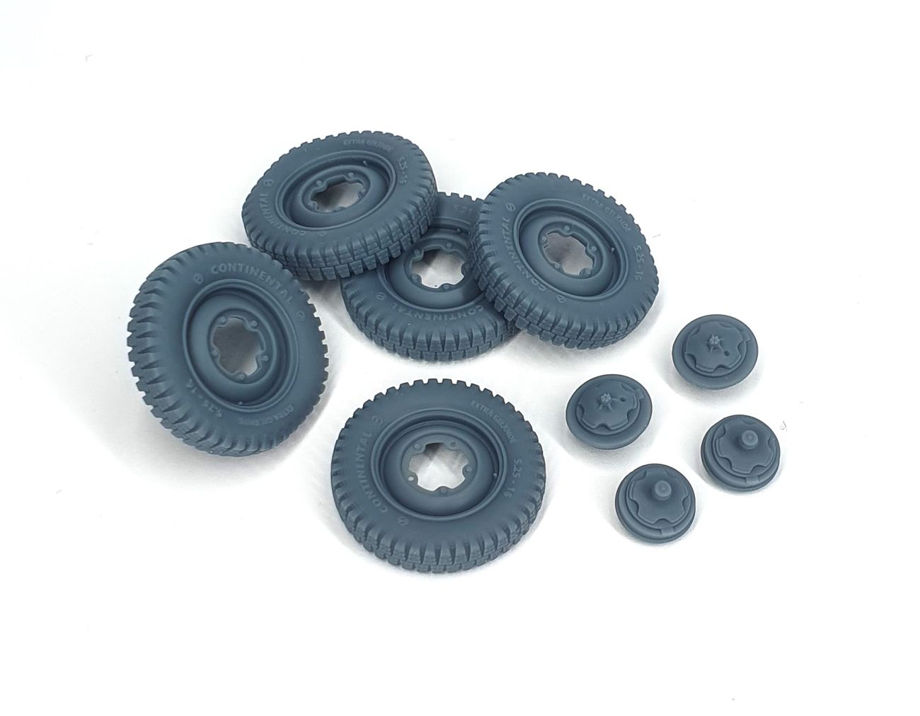 1:35 VW Kubelwagen road wheels (weighted) type 1