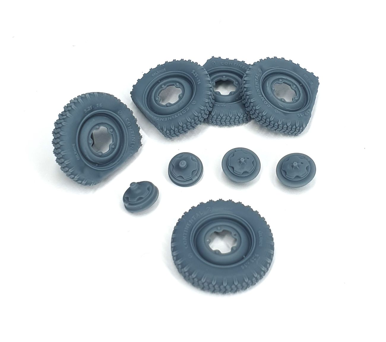 1:35 VW Kubelwagen road wheels flat tires type 2