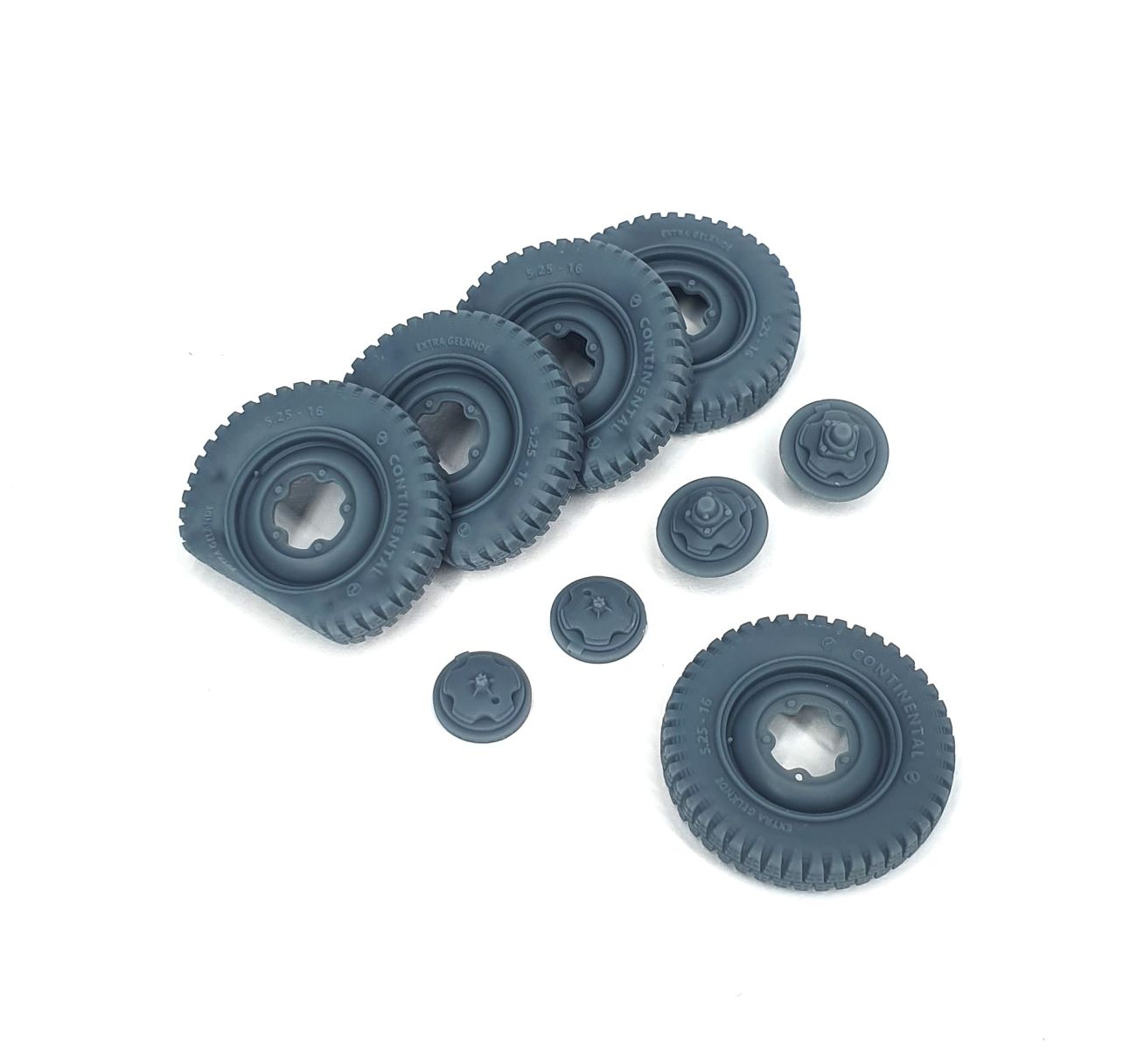 1:35 VW Schwimmwagen road wheels flat tires type 1