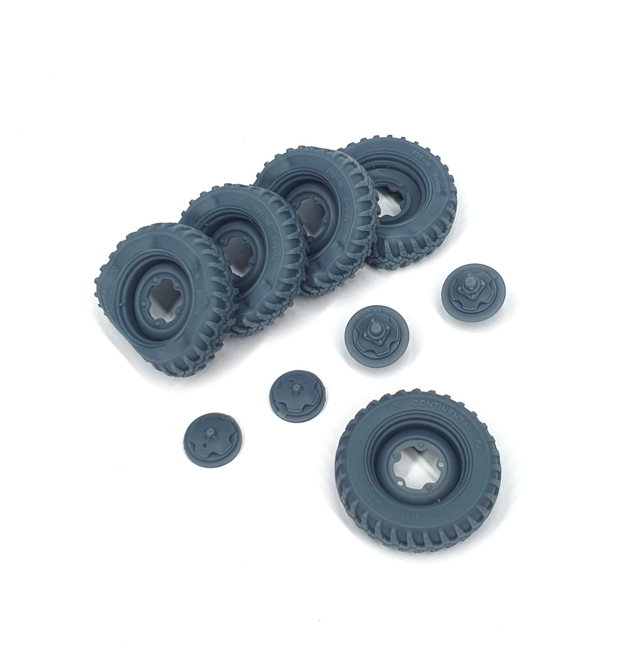 1:35 VW Schwimmwagen road wheels flat tires type 3