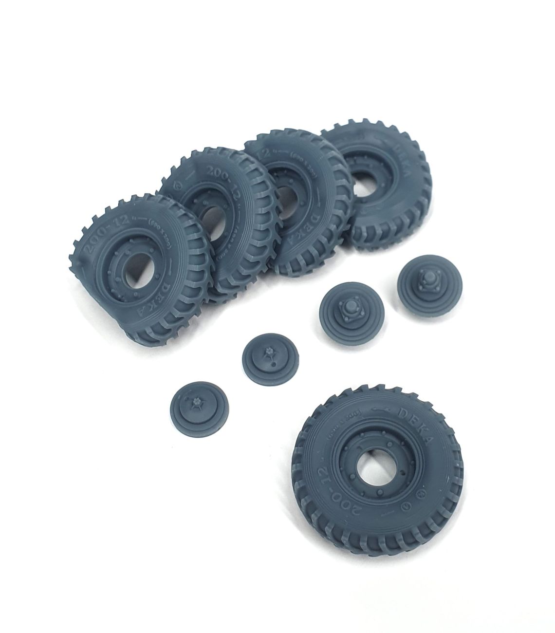 1:35 VW Schwimmwagen road wheels flat tires type 4