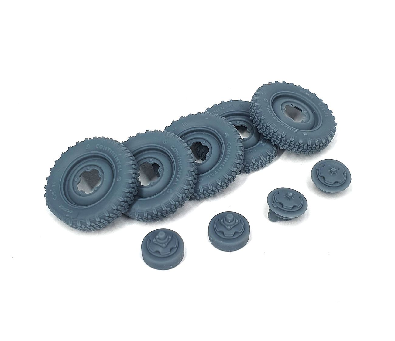1:35 VW typ 82E Käfer road wheels (weighted) type 2