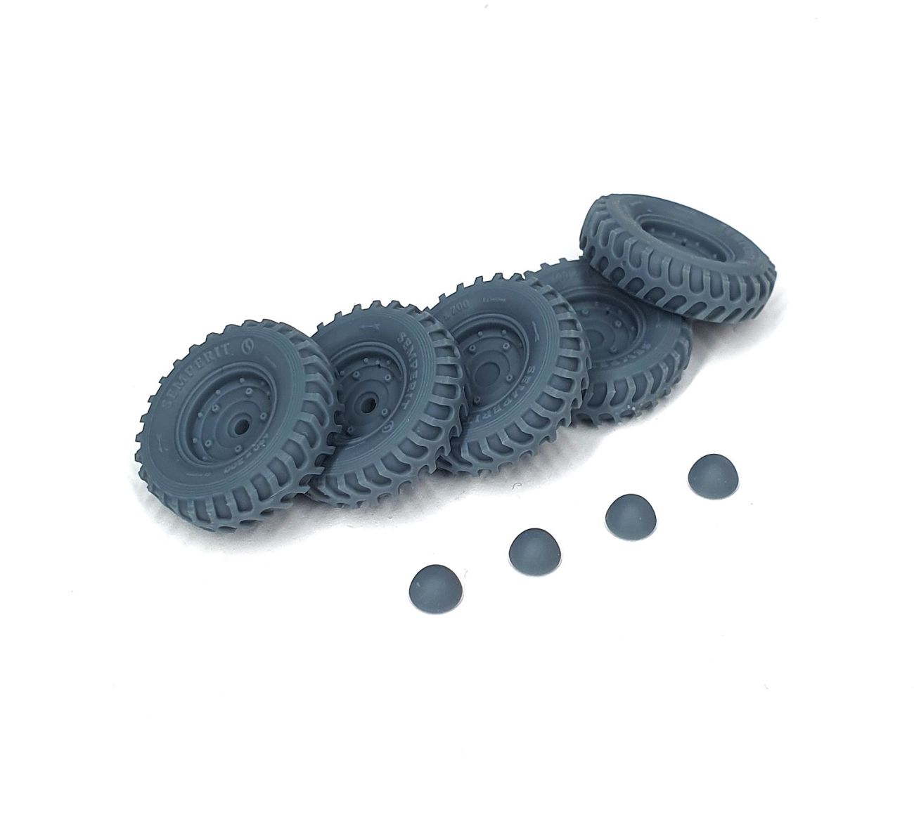 1:35 VW typ 82E Käfer road wheels (weighted) type 4