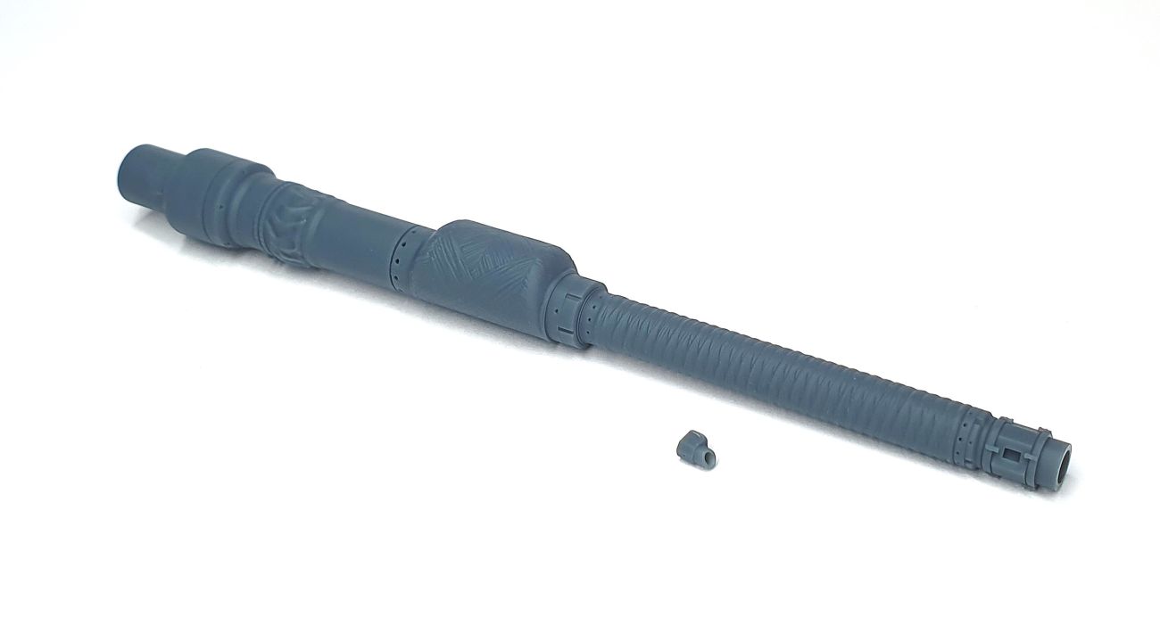 1:35 Gun barrel Rh-120 120mm Leopard 2A4 L/44 - textured