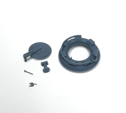 1:35 Cupola for Tiger II welded w/o drain slits