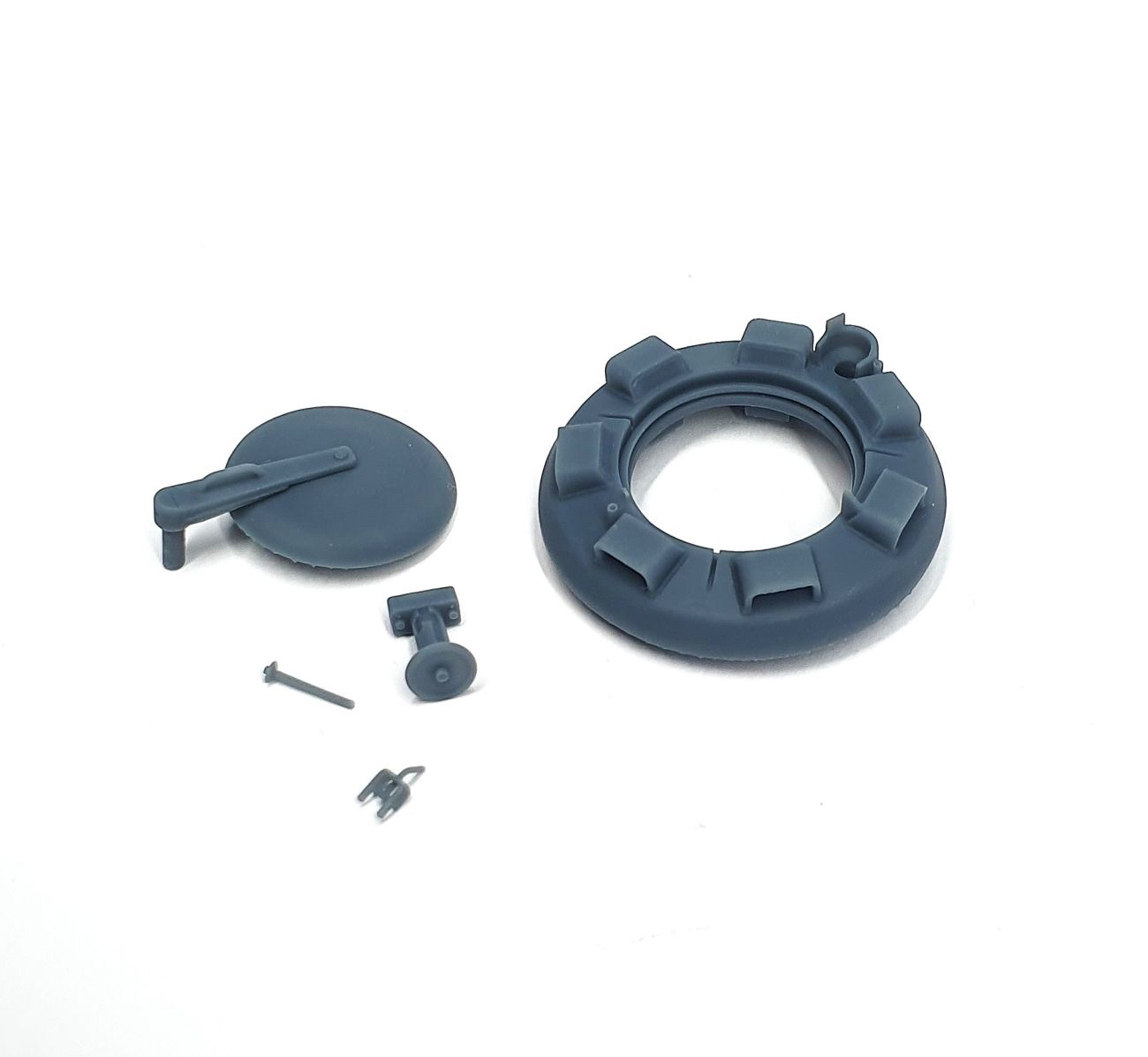 1:35 Cupola for Tiger II bolted with drain slits w/o MG ring