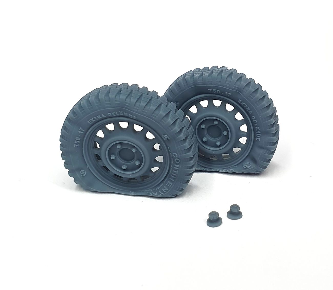 1:35 Trippel SG.6 road wheels flat tires (2 pcs)