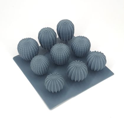 1:35 Cactus large size set (round shape / 9 pcs)