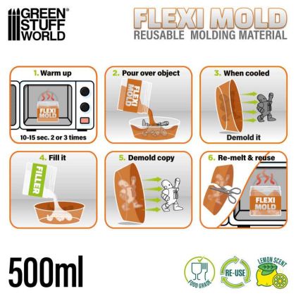 Flexi Mold - Reusable Molding Material