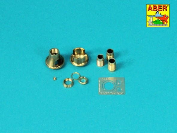 1:16 Late muzzle brake to barrels in Pz.IVH Stug.IIIG or PaK 40