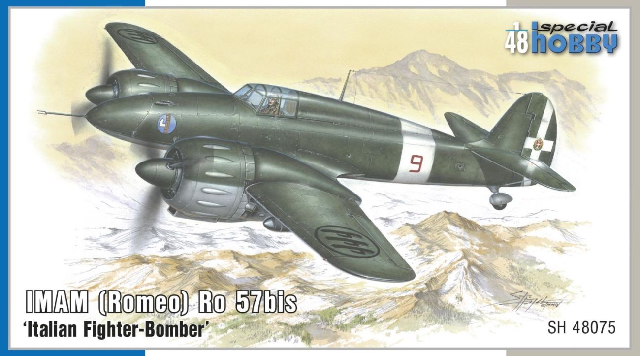 1:48 IMAM (Romeo) Ro-57bis Italian Fighter Bomber