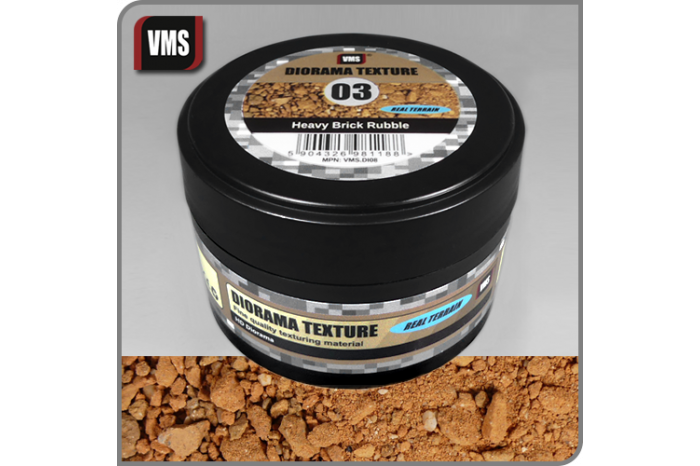 Diorama Texture No. 3 Heavy Brick Rubble