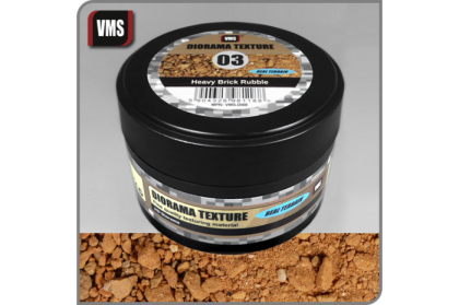 Diorama Texture No. 3 Heavy Brick Rubble