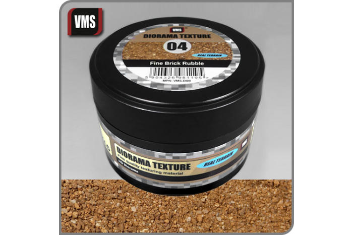 Diorama Texture No. 4 Fine Brick Rubble