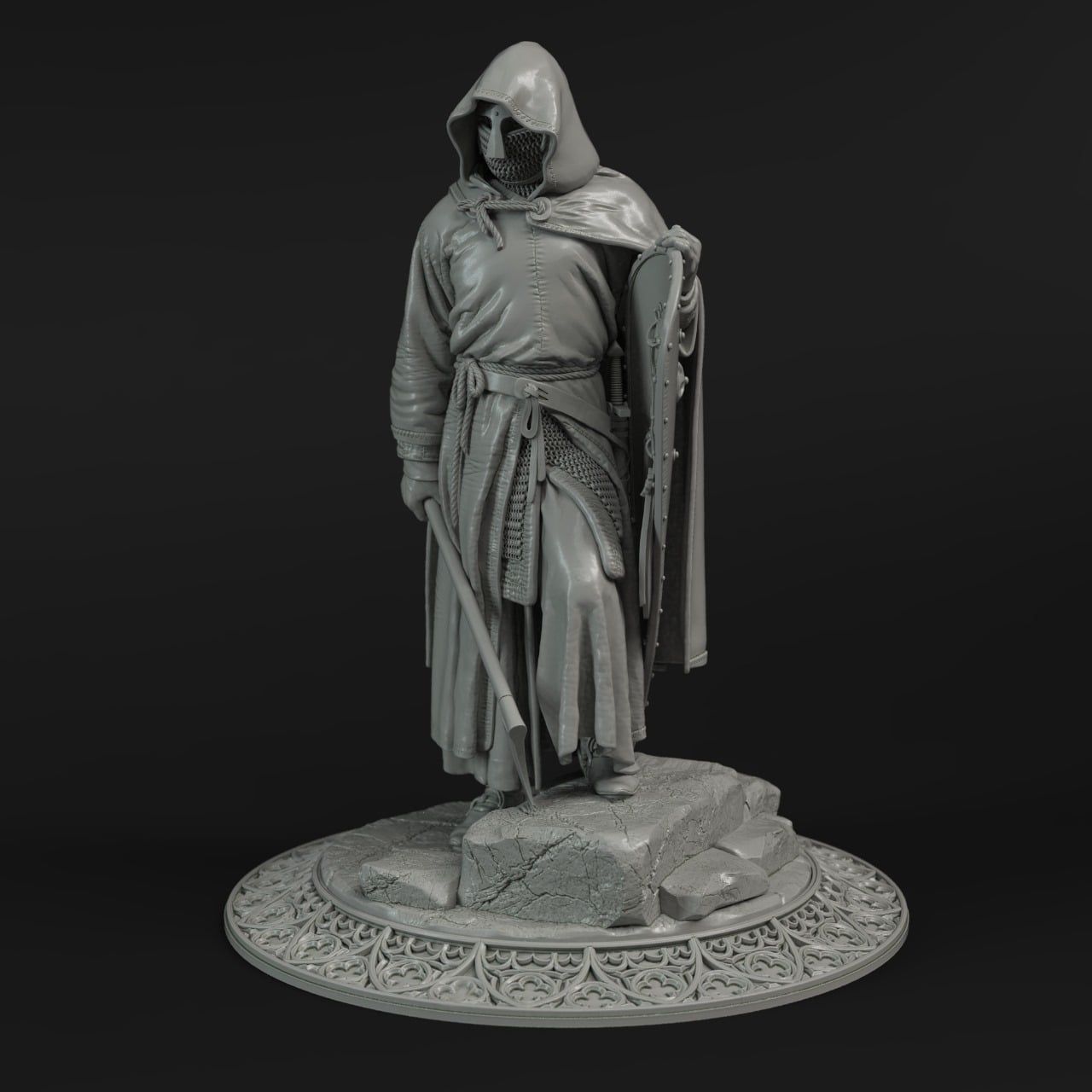 75mm Knight Hospitaller. Beginning of 12th century