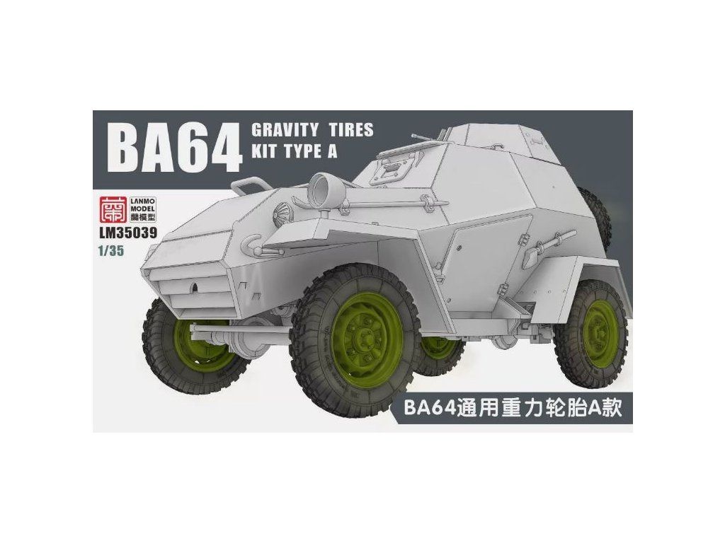1:35 BA-64 gravitiy tires kit Type A