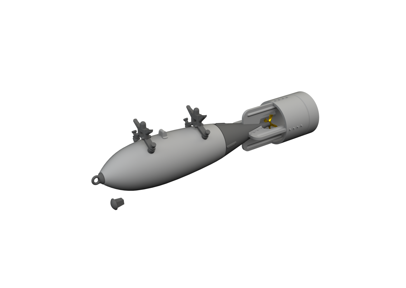 1:48 Curtiss P-40E Warhawk 500lb GP British bomb PRINT 